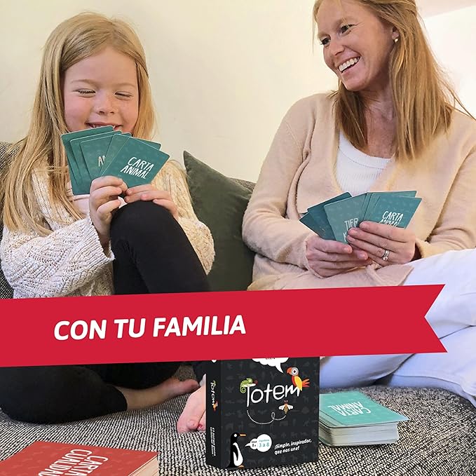 Totem El Juego de Sentirse Bien – Juego de Cartas de Terapia y Team Building para Niños, Adultos y Familias, Ideal para Consejería, Mindfulness y Autoestima (Original Edition-Spanish Box)