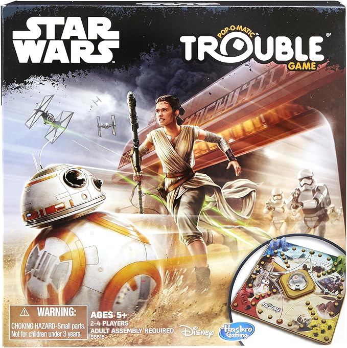 Hasbro Gaming Trouble Game: Star Wars Edition