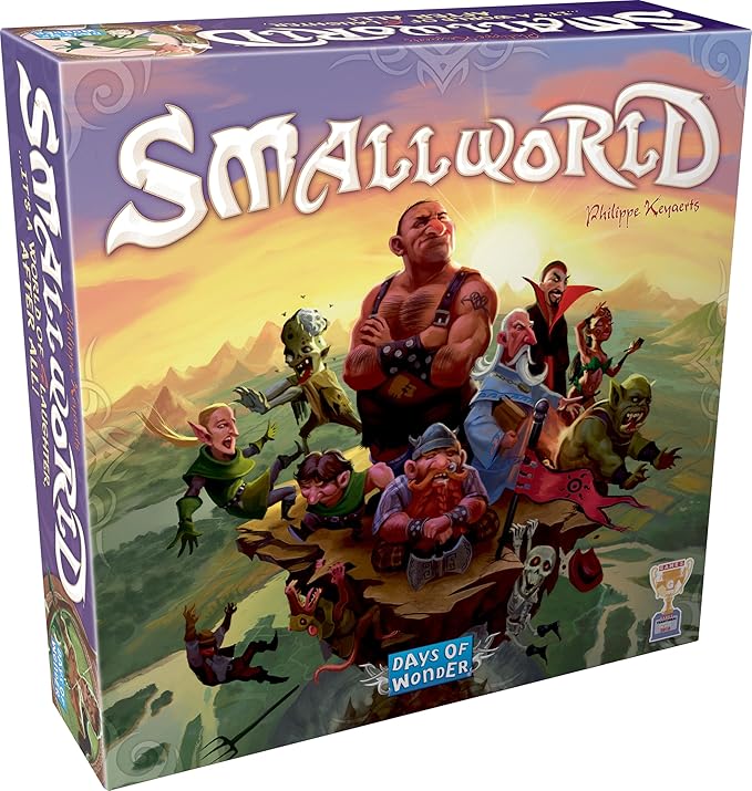 Small World Board Game - Fantasy Area Control & Strategy Game with Magical Creatures, Special Powers! Family Game for Kids & Adults, Ages 8+, 2-5 Players, 40-80 Min Playtime, Made by Days of Wonder