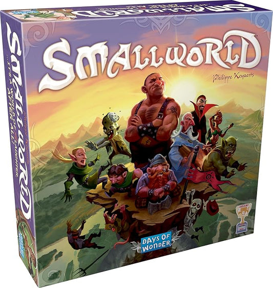 Small World Board Game - Fantasy Area Control & Strategy Game with Magical Creatures, Special Powers! Family Game for Kids & Adults, Ages 8+, 2-5 Players, 40-80 Min Playtime, Made by Days of Wonder