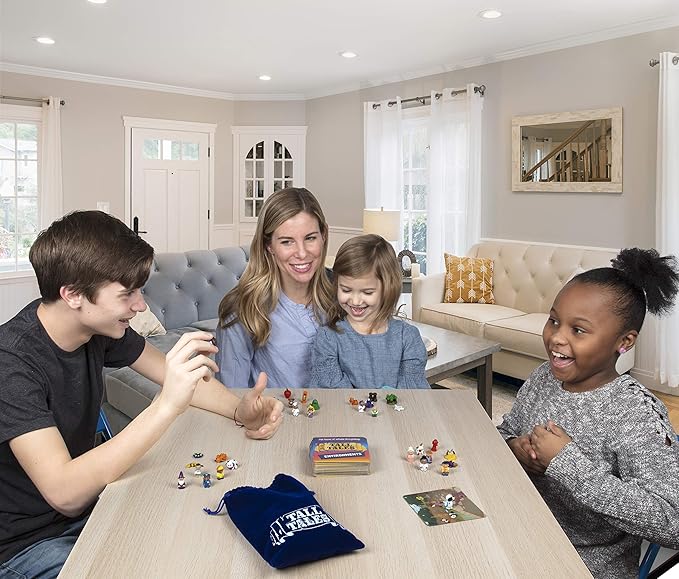 SCS Direct, Tall Tales Board Game & Expansion Combo Pack (93 Piece Set) - Educational Story Telling Game w Story Cards & Game Pieces for 5 Ways to Play for Kids & Adults