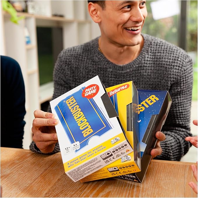 Blockbuster Trilogy Party Game for Teens and Adults, Movie Board Game Night