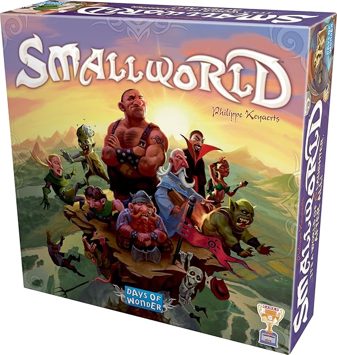 Small World Board Game - Fantasy Area Control & Strategy Game with Magical Creatures, Special Powers! Family Game for Kids & Adults, Ages 8+, 2-5 Players, 40-80 Min Playtime, Made by Days of Wonder