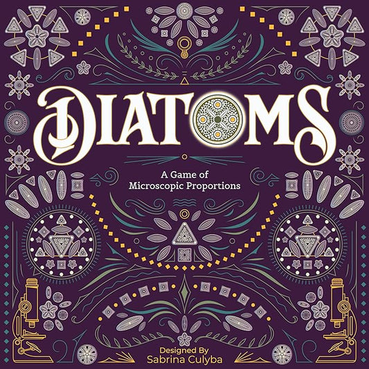 Diatoms, Create Beautiful Mosaics from Microscopic Algae Board Game 1 to 4 Players Mensa Select Winner