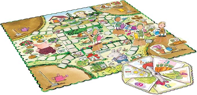 eeBoo: Gathering a Garden Board Game, Educational Games and Activities That Cultivate Conversation, Socialization, and Skill-Building, Perfect for Ages 5 and up