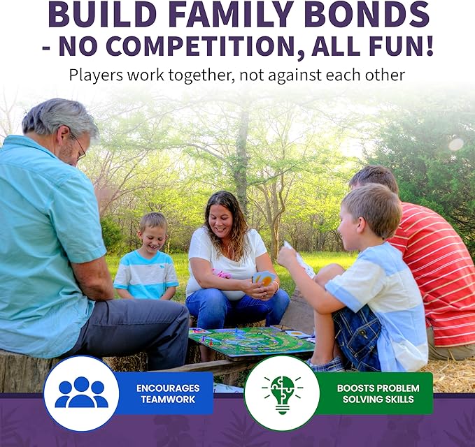 Wildcraft! an Herbal Adventure Game/Family Game: Cooperative Board Games for 4+ Year Olds Learn 25 Herbs – Coop Board Games/Educational Games w/Learning Tools, incl. Plant Guide & Coloring Book