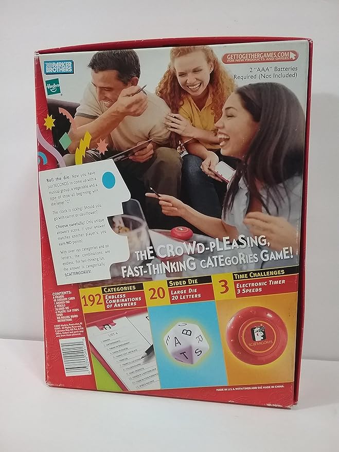 2003 The Game of SCATTERGORIES