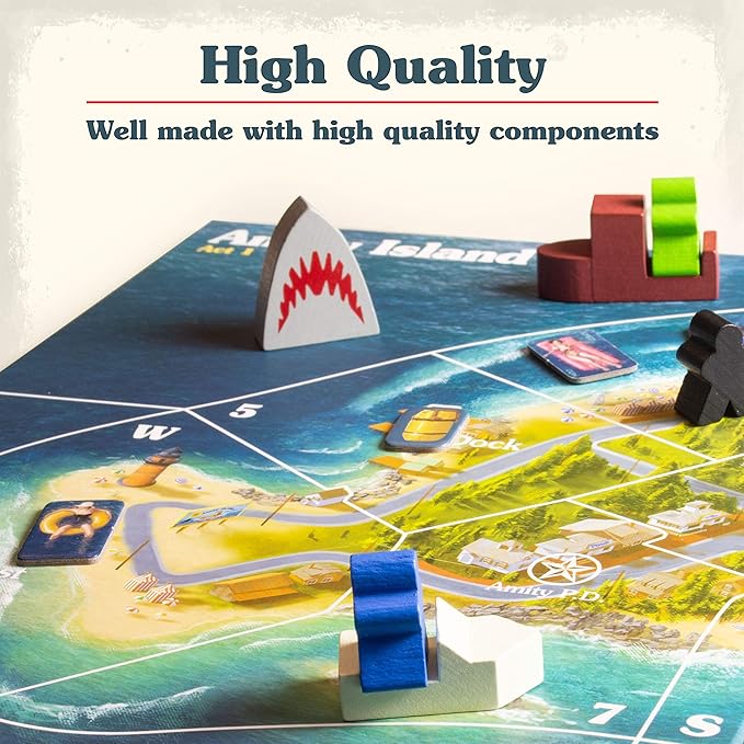 Ravensburger Jaws Board Game - Thrilling Strategy and Suspense Game for Teens and Adults | Interactive Gameplay | Ideal for Gifting | Suitable for Ages 12+