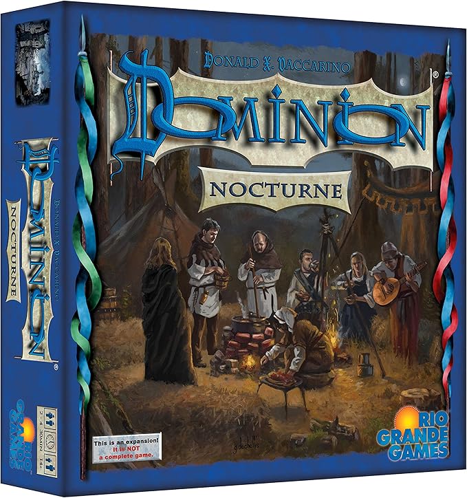 Rio Grande Games: Dominion: Nocturne, an Expansion, Strategy Board Game, 2 to 4 Players, 30 Minute Play Time, For Ages 14 and up