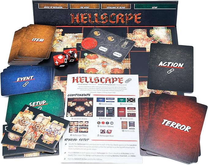 Horror Board Game - Final Girl - Hell to Pay - Feature Film Box - Core Box Required - 1 Player - 20-60 Minutes Gameplay - Teens & Adults, Ages 14+ (English Version)