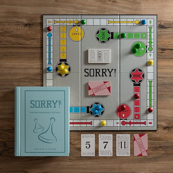 WS Game Company Sorry! Vintage Bookshelf Edition