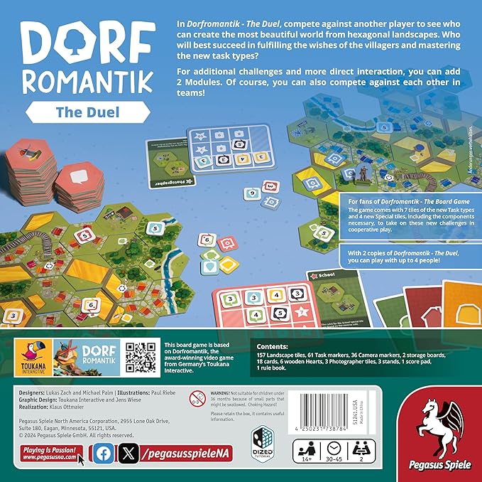 Dorfromantik: The Duel US Version - Board Game