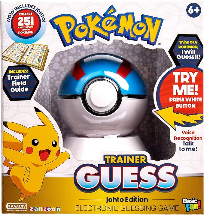 Basic Fun Pokémon Trainer Guess: Johto Edition - Electronic Game