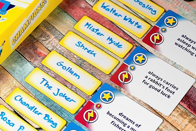 Champions! Party Game - Hilarious Voting and Dueling Game for Friends and Family, Quick and Easy Icebreaker for Kids & Adults, Ages 10+, 3-8 Players, 30 Minute Playtime, Made by Repos Production