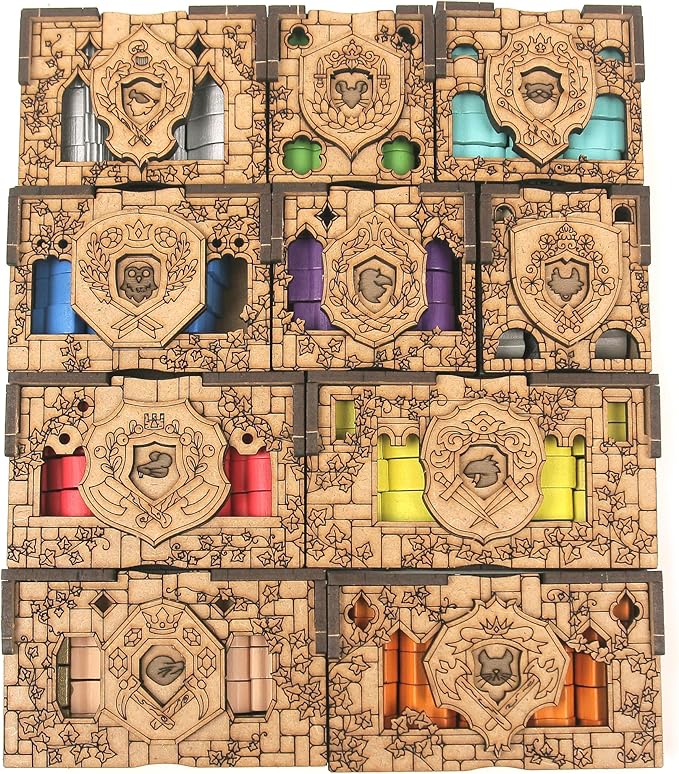 TowerRex Organizer for Root Board Game and Underworld, Riverfolk, Marauder, Clockwork Expansions, Storage Insert, Accessories Upgrade