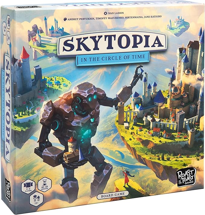 SkyTopia | Strategy Board Game | Strategy Game for Adults and Families | Family Game for Teens and Adults | Ages 14+ | 2-4 Players | Average Playtime 60 Minutes