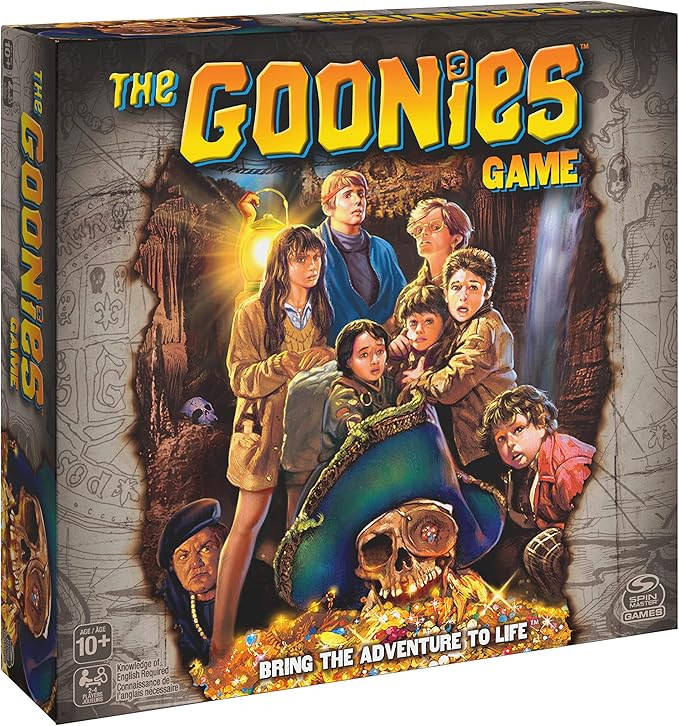 Goonies, The Goonies Game Retro Vintage 80’s Family Movie Board Game, for Kids Aged 10 and up