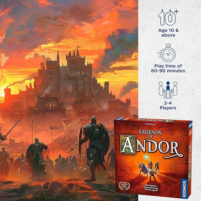 Legends of Andor Board Game | Cooperative Strategy Adventure Game By KOSMOS | Spiel Des Jahres Kennerspiel Winner