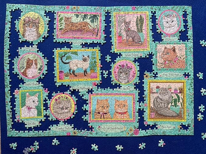 Famous Felines 1000 Piece Jigsaw Puzzle | Sustainable Puzzle for Adults | Premium 100% Recycled Board | Great Gift for Adults | Gibsons Games