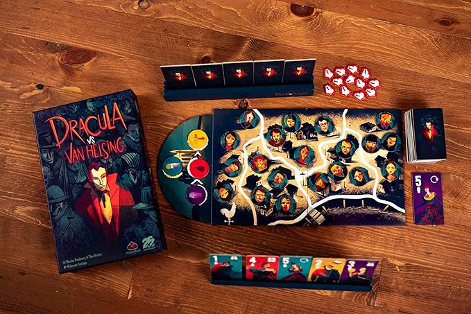 Dracula vs Van Helsing, Two Player Game, Save The Town from The Evil Count - 25th Century Games