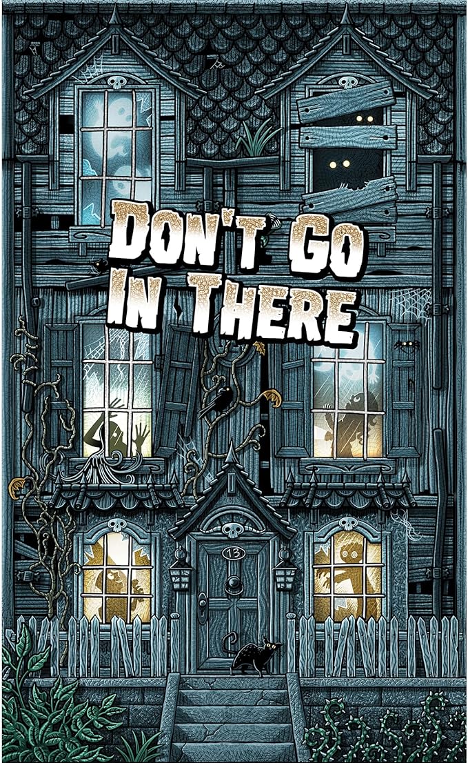 Don't Go in There Board Game - Haunted House Adventure Game, Strategy Game for Kids & Adults, Ages 14+, 2-5 Players, 30 Minute Playtime, Made by R2i Games