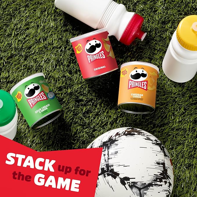 Pringles Potato Crisps Chips, Lunch Snacks, Variety Pack, 13.7oz Pack (10 Cans)