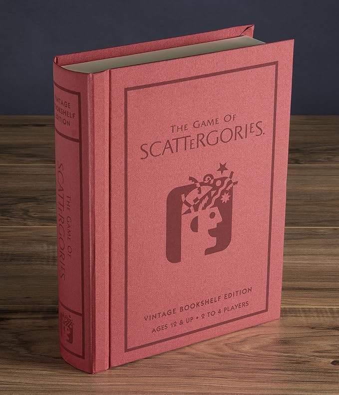WS Game Company Scattergories Vintage Bookshelf Edition