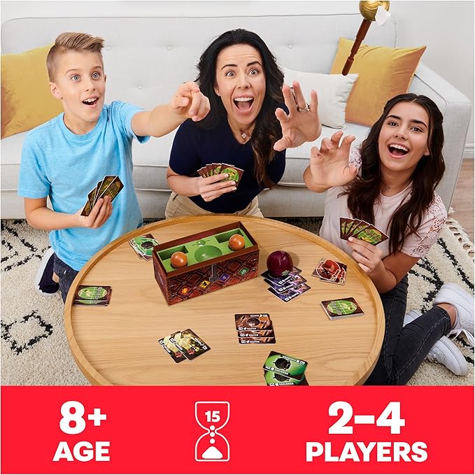 Harry Potter Catch The Golden Snitch, A Quidditch Board Game for Witches, Wizards and Muggles, Family Game Ages 8 & up