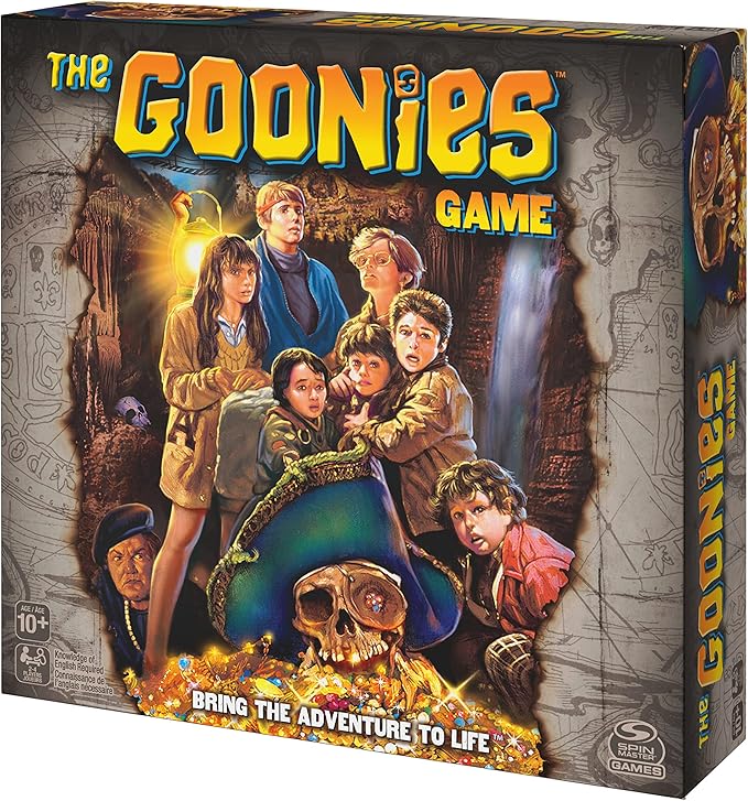 Goonies, The Goonies Game Retro Vintage 80’s Family Movie Board Game, for Kids Aged 10 and up