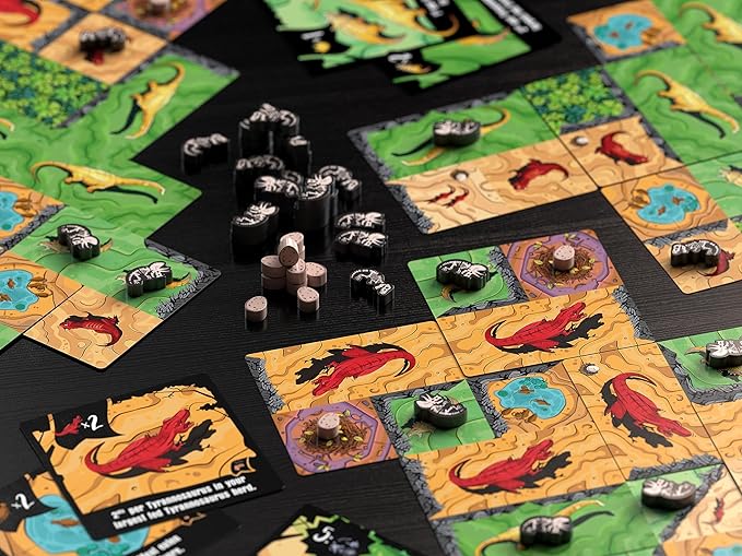 Chomp Board Game - Tile Laying Game - 1 Minute to Teach - 1 to 4 Players - 20 Minute Play Time (Chomp Base Game)