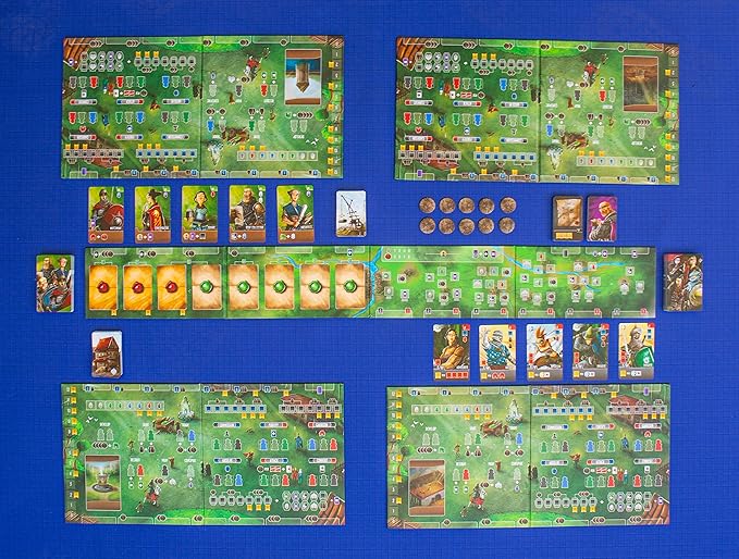 Paladins of The West Kingdom Strategy Board Game, 1-4 Players, Ages 12 and Up, 90-120 Min Play Time, Most Victory Points Win, Build Outposts, Fortifications, Commission Monks, & Confront Outsiders