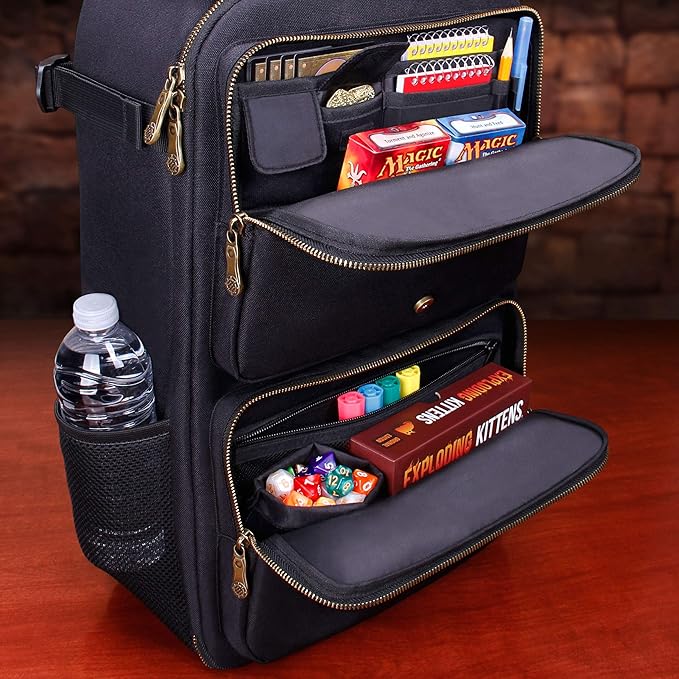 ENHANCE MTG Backpack TCG Card Storage - TCG Backpack for Deck Boxes, Sleeved Cards, Playmats, MTG Accessories