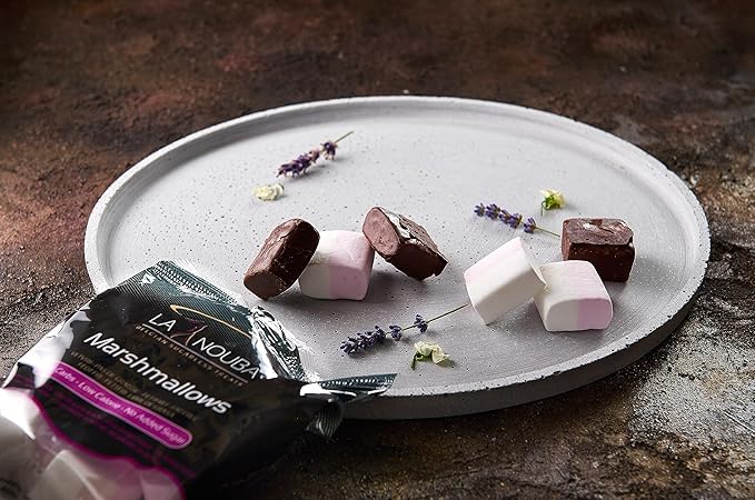 La Nouba Sugar-Free Marshmallows – 2 Value Packs – 2.7 oz. Each – Low Calorie, Low Carb, Fat-Free and Gluten Free Snack – Traditional Delicious Taste – All Natural and Healthy Marshmallows