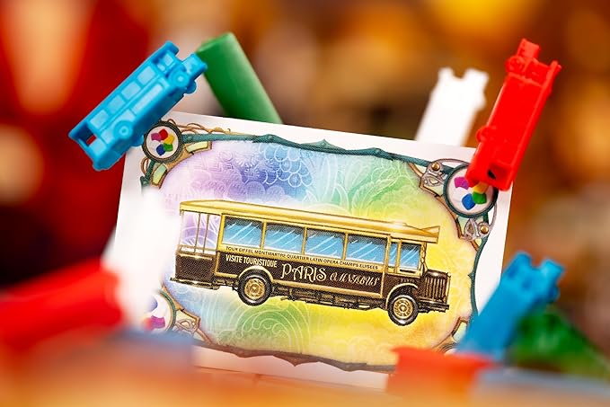 Ticket to Ride Paris Board Game - Train Route-Building Strategy Game with Detailed Parisian Buses, Fun Family Game for Kids & Adults, Ages 8+ , 2-4 Players, 10-15 Min Playtime, Made by Days of Wonder
