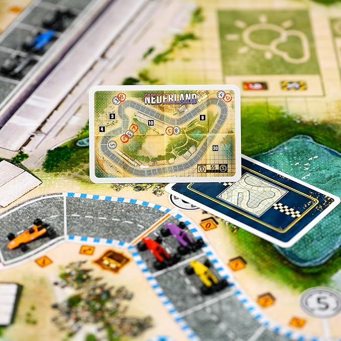 Heat: Tunnel Vision Board Game Expansion - New Tracks, Championship Season & Front Wing Module! Racing Strategy Game for Kids & Adults, Ages 10+, 1-7 Players, 60 Min Playtime, Made by Days of Wonder