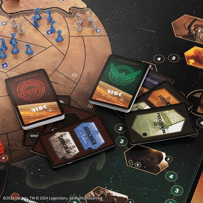 Risk: Dune Strategy Board Game, for Dune Fans, War Game Based on The Dune Movie Franchise, Official Dune Merchandise & Collectible, Ages 10 & Up, 2 or 4 Players, 60+ Minutes Play Time