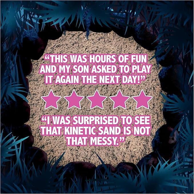 Spin Master Games Sink N’ Sand, Midnight Jungle Amazon Exclusive Kids Board Game with Kinetic Sand for Sensory Fun Gift Idea, for Preschoolers and Kids Ages 4 and up