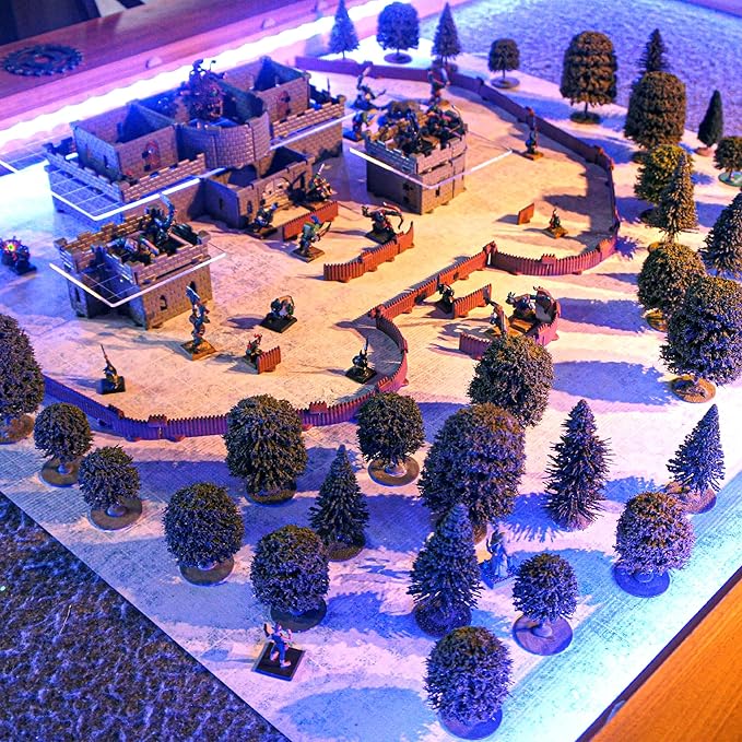 Baron Keep Castle Set - Mini Dungeon Castle Cavern DND Terrain for Tabletop RPGs, Dungeons & Dragons, Pathfinder, War Gaming, and More! by DCD (168+pcs, 4sqft, 16areas)