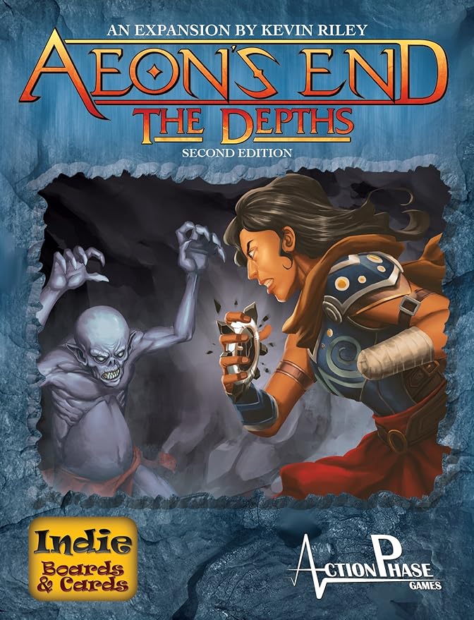 Aeons End The Depths 2nd Edition by Indie Boards & Cards, Strategy Expansion Deck Building Card Game
