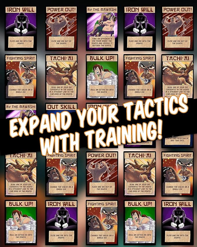 Sumo Rumble: Exciting Dice Game for Families | Simple & Fun Japanese Sumo Wrestling | Action-Packed Board Game | Great for Kids, Teens, and Adults | Perfect for Game Nights