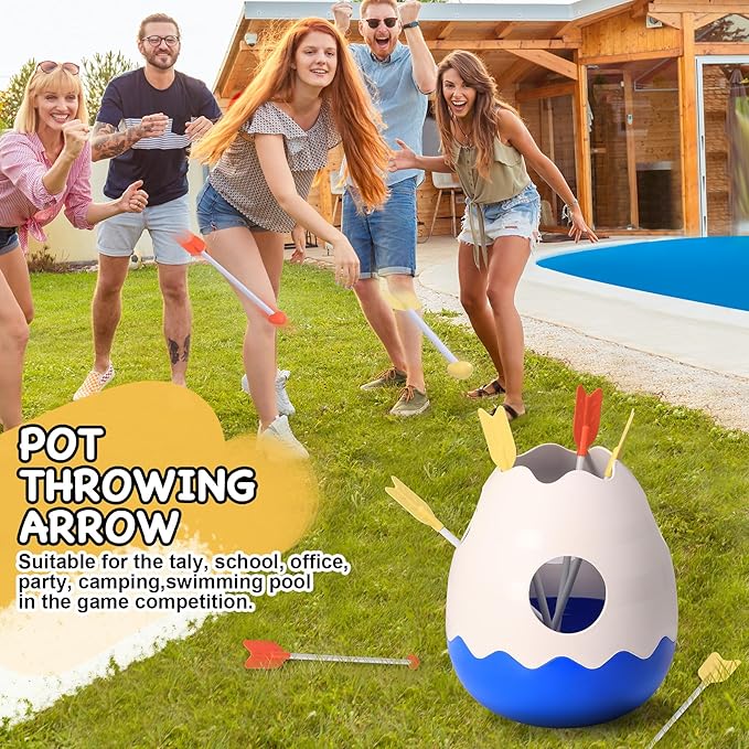 Arrows Toss Game Set for Kids and Adults Yard Toss Toy for Party Carnival Camping Outdoor Games & Indoor Throw Target Game for Family