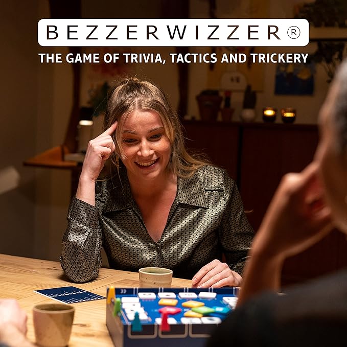 Party Game (US Edition) - Trivia, Tactics, and Trickery for Epic Game Nights! Great for Family Game Night, Ages 14+, 2+ Players, 45 Minute Playtime, Made by Bezzerwizzer