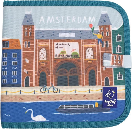 Jaq Jaq Bird Cities of Wonder Erasable Book - Amsterdam