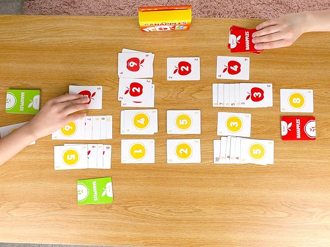 Regal Games Banapples Fun Card Game Set for Kids, Teens & Adults - 2-4 Player Card Games - Fun & Travel Playing Cards for Game Night (4 Decks, 40 Cards Each)