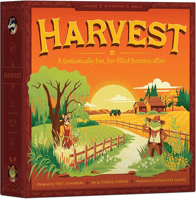 Harvest | Strategy Board Game for Adults, Families, and Couples | Cozy Whimsical Farming Experience | Easy-to-Learn Art | Quick 60-Minute Play for Game Night or Solo Challenge