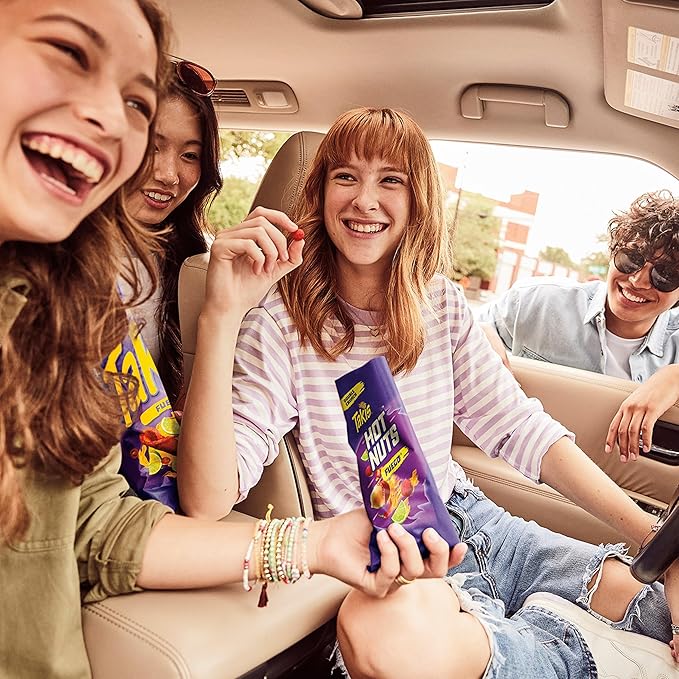 Takis Fuego Hot Nuts 12 pc / 3.2 oz Snack Size Box, Hot Chili Pepper & Lime Flavored Extreme Spicy Double-Crunch Peanuts