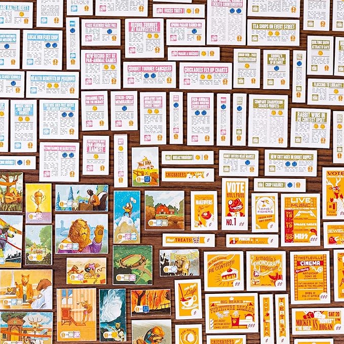 AEG & Flatout Games | Fit to Print | Build your Newspaper! | From the Creators of Cascadia | Easy to Learn | Quick to Play | Ages 10+ | For 1-6 Players