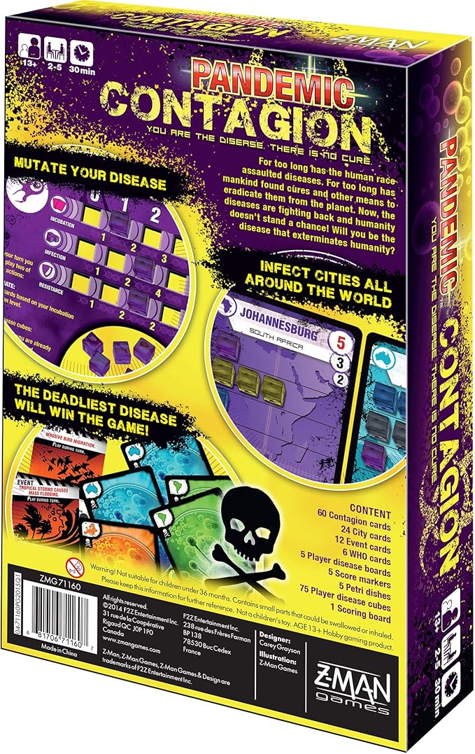 Z-Man Games Pandemic: Contagion