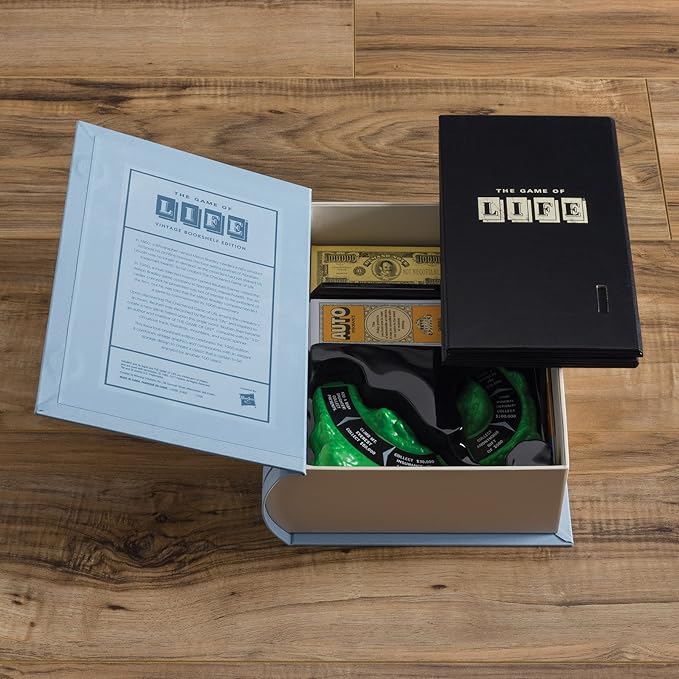 WS Game Company The Game of Life Vintage Bookshelf Edition