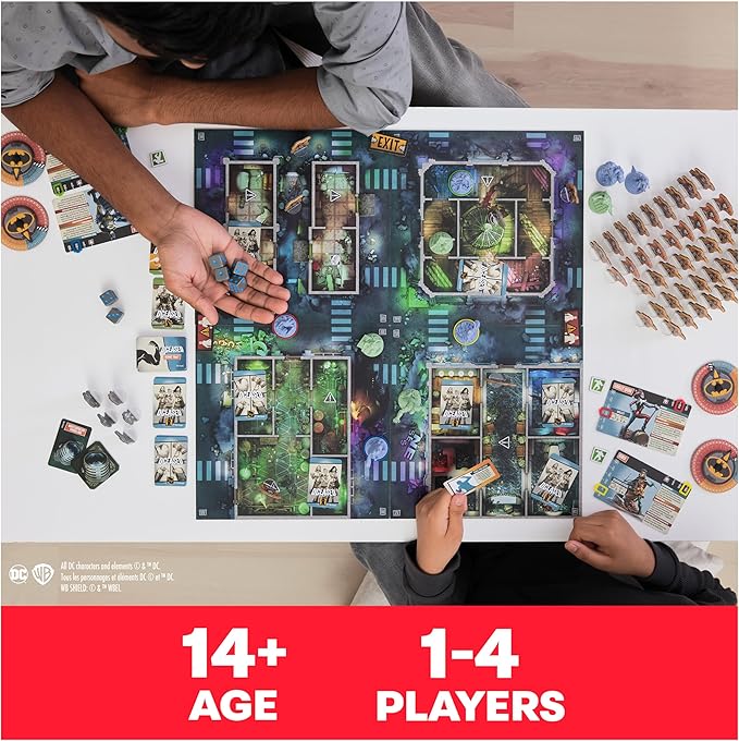 Spin Master Games, DCeased: Gotham City Outbreak, Part of The Zombicide Collection, Collectible DC Comics Miniatures, Strategy Board Game, for Adults & Teens, 1-4 Players, for Ages 14 & Up